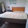 King size bed and mattress Image 3
