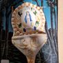 Vintage handpainted holy water font Image 5
