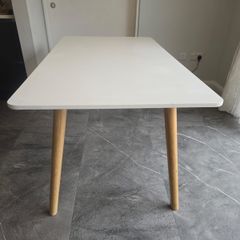 White dining table