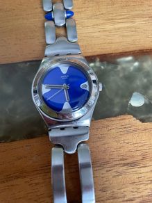 Swatch Irony wrist watch blue dial