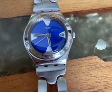 Swatch Irony wrist watch blue dial