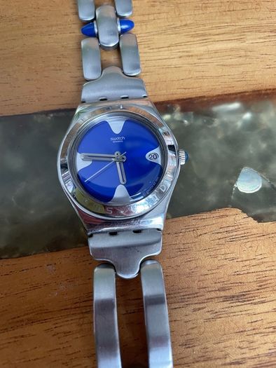 Swatch Irony wrist watch blue dial