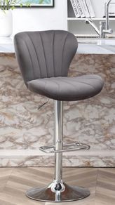 Velvet shell barstool