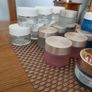 Glass cream  jars Image 3