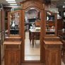 Antique French Oak Mirrored Dressing Stand Image 2