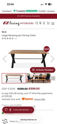 Beautiful EZ Living Dining Set