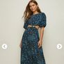 cut out print dress Image 3