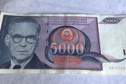Yugoslavia Banknote 5000 Dinara