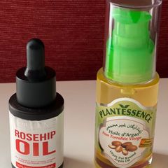 Moroccan Pure Virgin Argan Oil and Organic Rosehip Oil