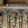 Ercol Victorian Tapestry Revival Old Colonial Yorshire Tall back Armchairs Set Image 6