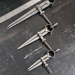 Moore & Wright spring dividers (3 pcs)