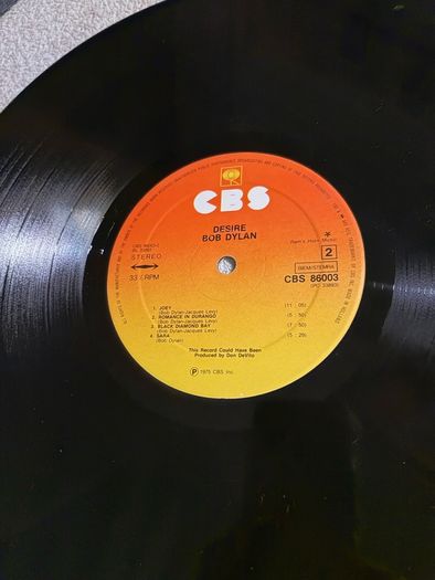 Bob Dylan vinyl lp