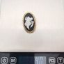925 vintage sterling silver gold plated Wedgwood brooch Image 8