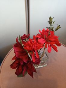 home decor faux flowers in vase