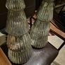 Vintage pair of glass Christmas trees Image 4
