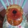 Mid-Century Italian Amber Glass Balloon Vase Image 6