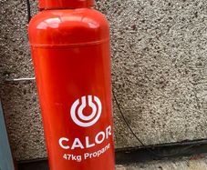 Propane Gas Cylinder nearly full