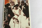 Rare stamp - 1953 - Marriage of John F Kennedy and Jacqueline Bouvier