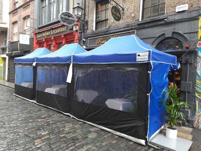 Commercial GAZEBO 3x3m extra strong pop up frame (includes 3 side walls)