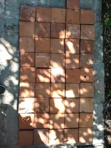 Reclaimed rustic quarry tiles