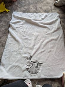 sloth baby blanket