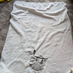 sloth baby blanket