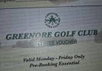 Greenore Golf tickets