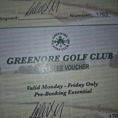 Greenore Golf tickets