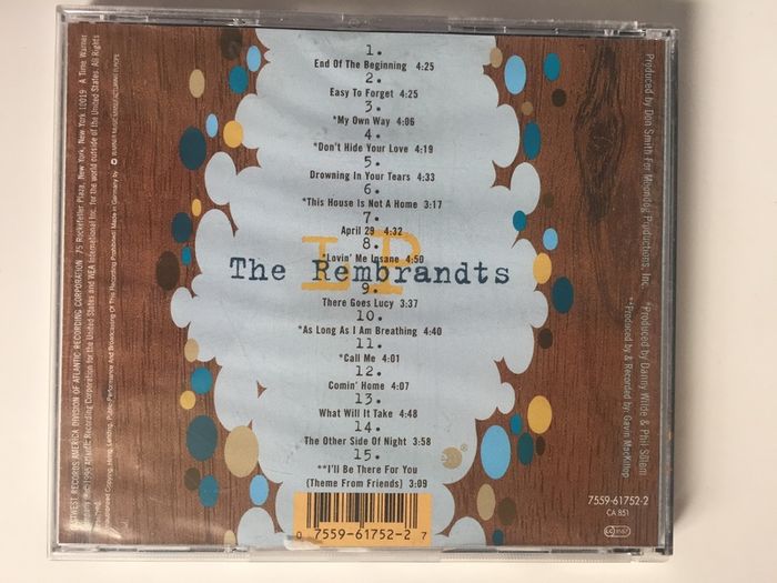 Rembrandts [1995] The Rembrands (CD Album)