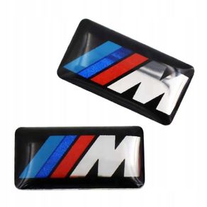 BMW M Power 3D Stickers Logo Badge for Alloys Wheels