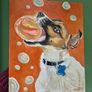 A bubbly Jack Russell - oil painting Image 4