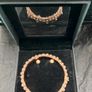 New Rose Plated Pilgrim Bracelet & Earrings set Image 5