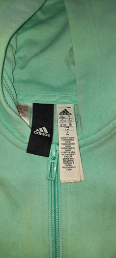 Beautiful Adidas Zipped Top Age 13/14