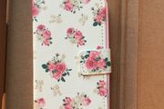 Gorgeous iPhone 4 Floral wallet case cover Brand New