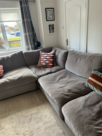 L-shaped sofa