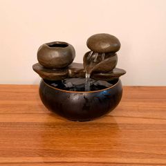 Beautiful Zen indoor water fountain in excellent working condition.