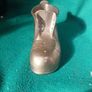 vintage brass boot Image 2