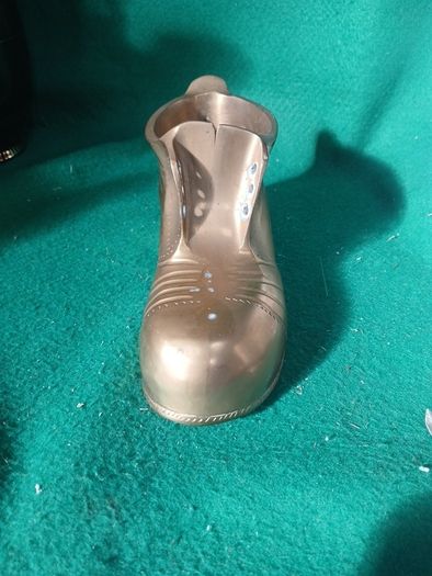 vintage brass boot