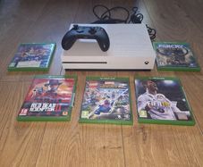 Xbox One S White Console + Controller & 5 Games