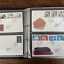 Collection of  74 UK First Day Cover stamps 1987 to 1992 in album plus 5 extra pages and book Image 5