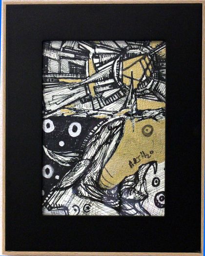 A5 size Aquarel Paintings in Frame