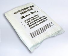 Sandbags Polypropylene 33 cm x 76 cm (13'X30')