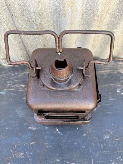 Antique Adlake railway lantern, no burner, no glass