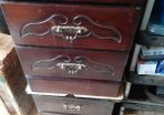 Teak bedroom lockers