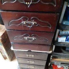 Teak bedroom lockers