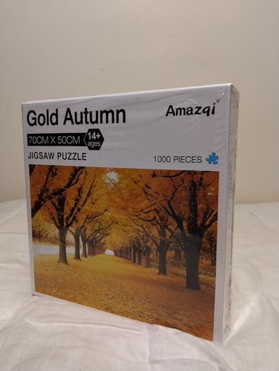 Gold Autumn Jigsaw Puzzle, New in box