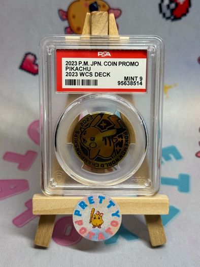Pikachu coin World championships 2023 - PSA 9
