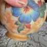 Handpainted Glass Globe shade Bellova Antique 1920s/30s Bellova Art Nouveau Czech glass globe shade Image 7