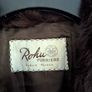 Real fur chocolate color coat Image 5
