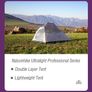 Tent Ultralight Camping Tent Double Layer Waterproof Tent Outdoor Hiking Backpacking Tent With Free Mat Image 2